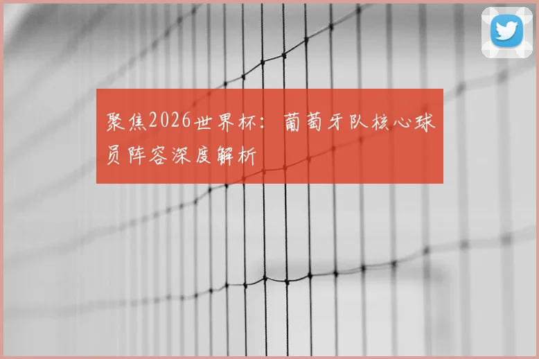 聚焦2026世界杯：葡萄牙队核心球员阵容深度解析